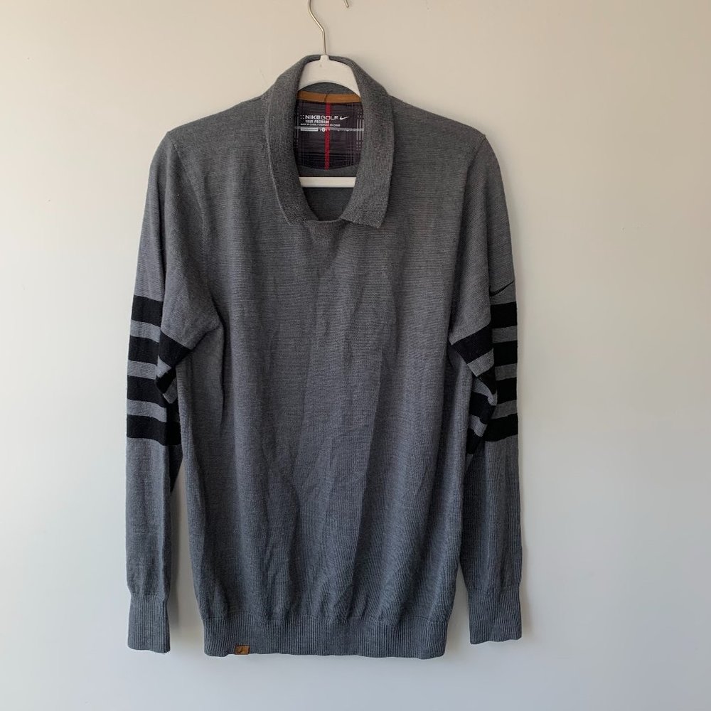 Nike Golf Men's Large Gray Sweater (UEC)
